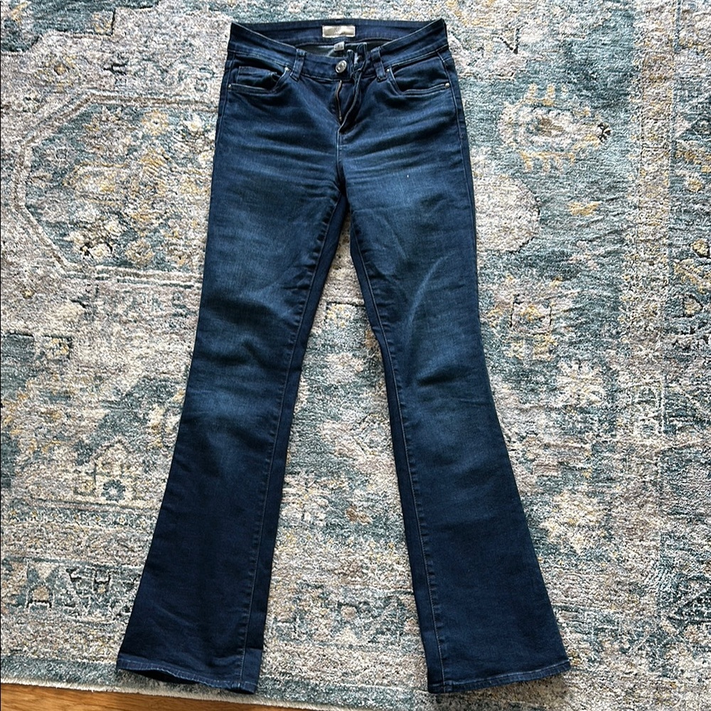 Kut from the Kloth Flare Blue Jeans with Wide Leg